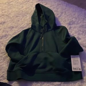 Lululemon cropped scuba hoodie